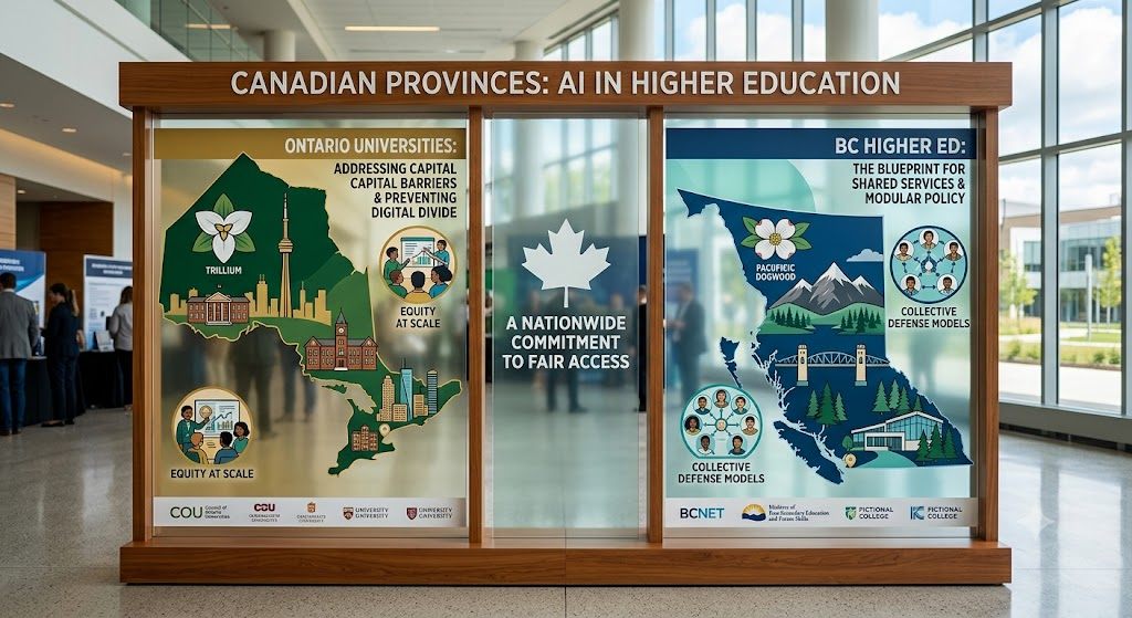 Canadian Provinces: AI in Higher Education Map